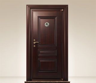單扇鋼質(zhì)隔熱防火入戶門(mén)-帶門(mén)鈴門(mén)鏡